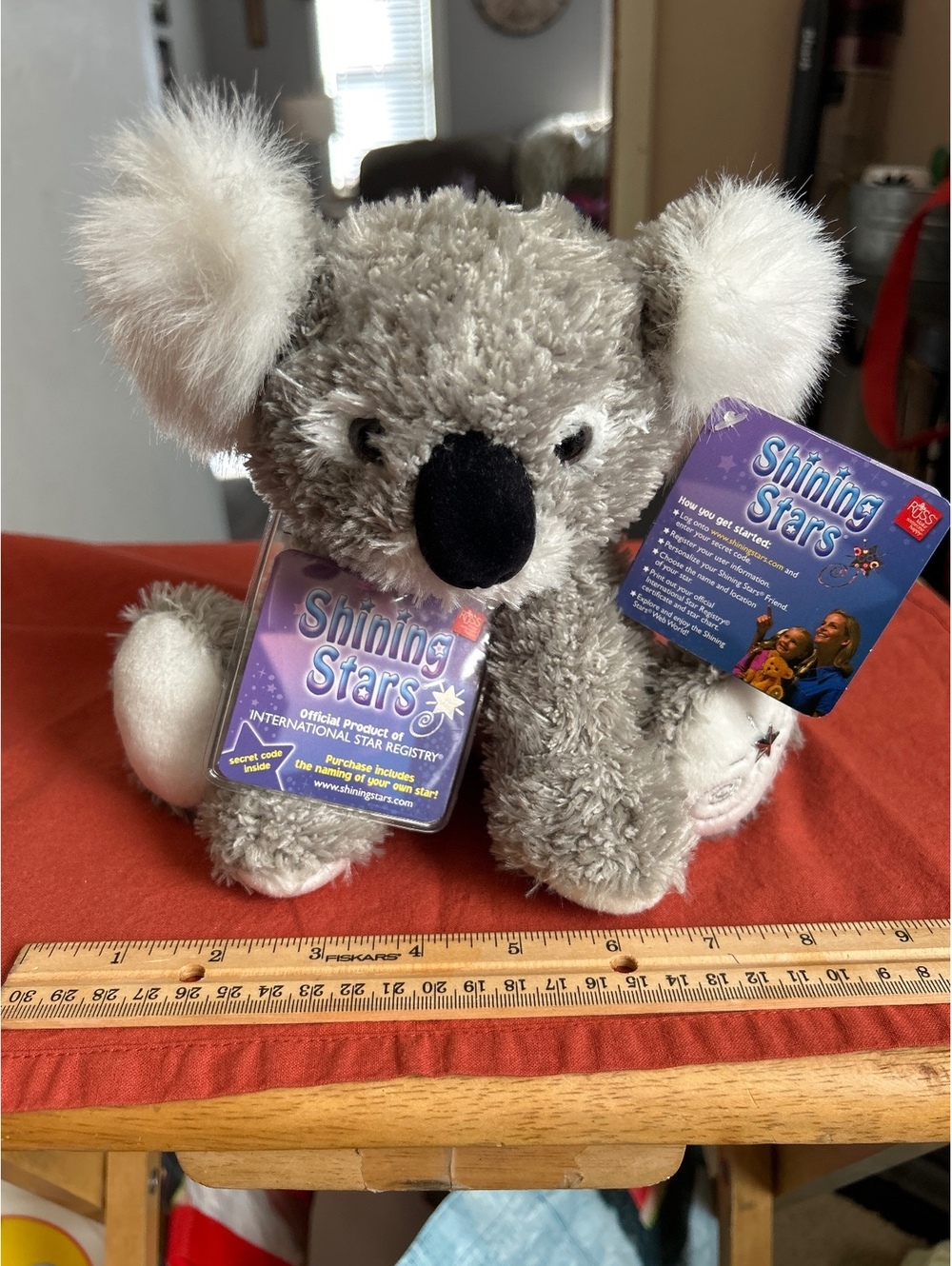 New Russ koala with star registry code u opened